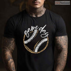 Game Day Baseball Life Softball Life T-Shirt For Mom Women Fan Supporter Tee