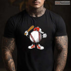 Cool Baseball Boy T-Shirt Youth Player Pitcher Catcher Graphic Sports Apparel