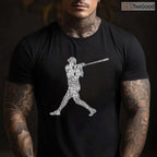 Baseball Player Men Children Boys T-Shirt Cool Sports Graphic Game Day Gift