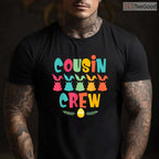Cousin Crew Bunny Easter Sunday Egg Hunting Season T-Shirt Spring Family Shirt