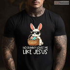Easter No Bunny Loves Me Like Jesus Christian T-Shirt Kids Women Religious Tee