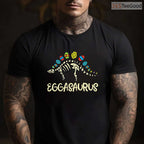 Kids Eggasaurus Easter Stegosaurus T-Shirt Dinosaur Boys Toddler Funny Shirt