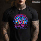 Autism Awareness Be Kind Leopard Rainbow Shirt Choose Kindness April T-Shirt