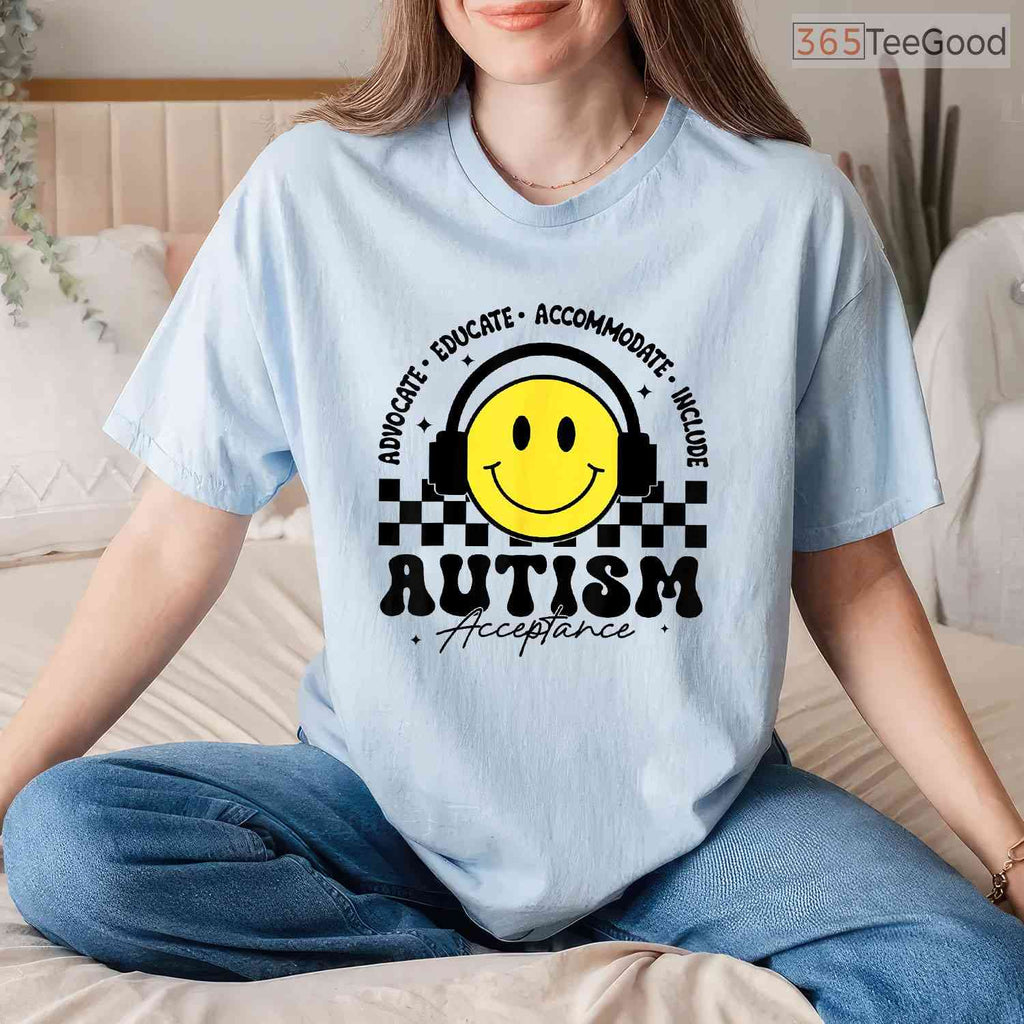 Autism Awareness Acceptance Special Education Teacher Shirt April T-Shirt