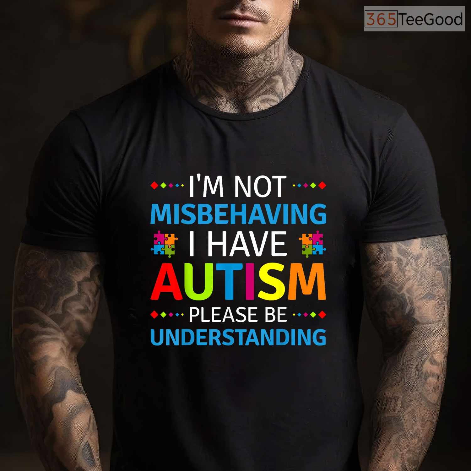 I Am Not Misbehaving I Have Autism Awareness Shirt April Support Kids T-Shirt