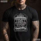 Taken By A Freaking Awesome April Girl T-Shirt - Funny Boyfriend Birthday Gift Tee
