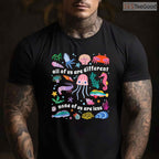 All Of Us Are Different None Of Us Are Less Autism Shirt April Awareness T-Shirt