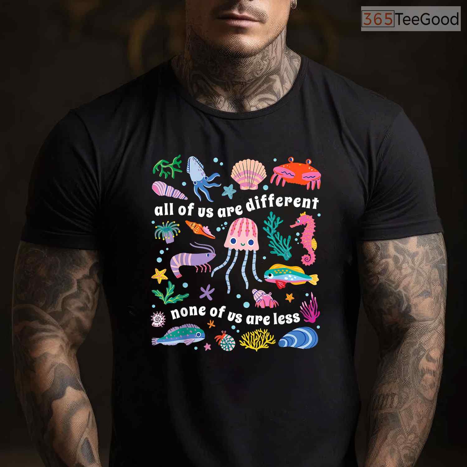 All Of Us Are Different None Of Us Are Less Autism Shirt April Awareness T-Shirt