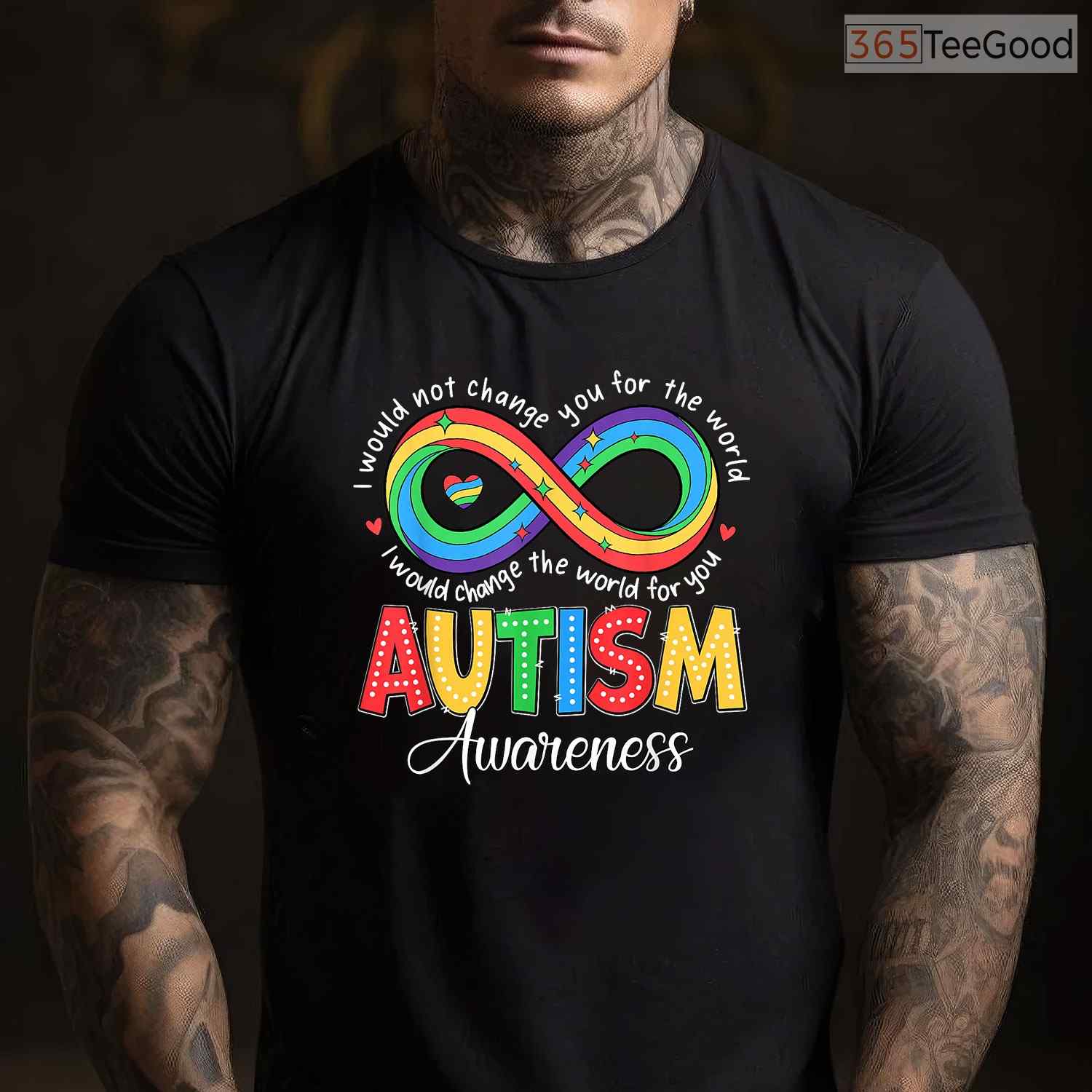 Infinity Symbol Accept Understand Love Autism Shirt April Neurodiversity T-Shirt