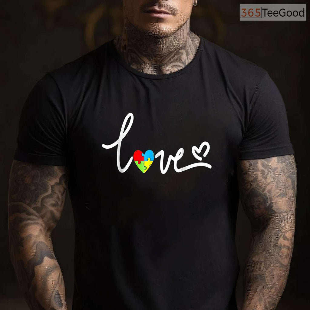Plus Size For Men Women Autism Awareness Tee April Month Support Gift T-Shirt
