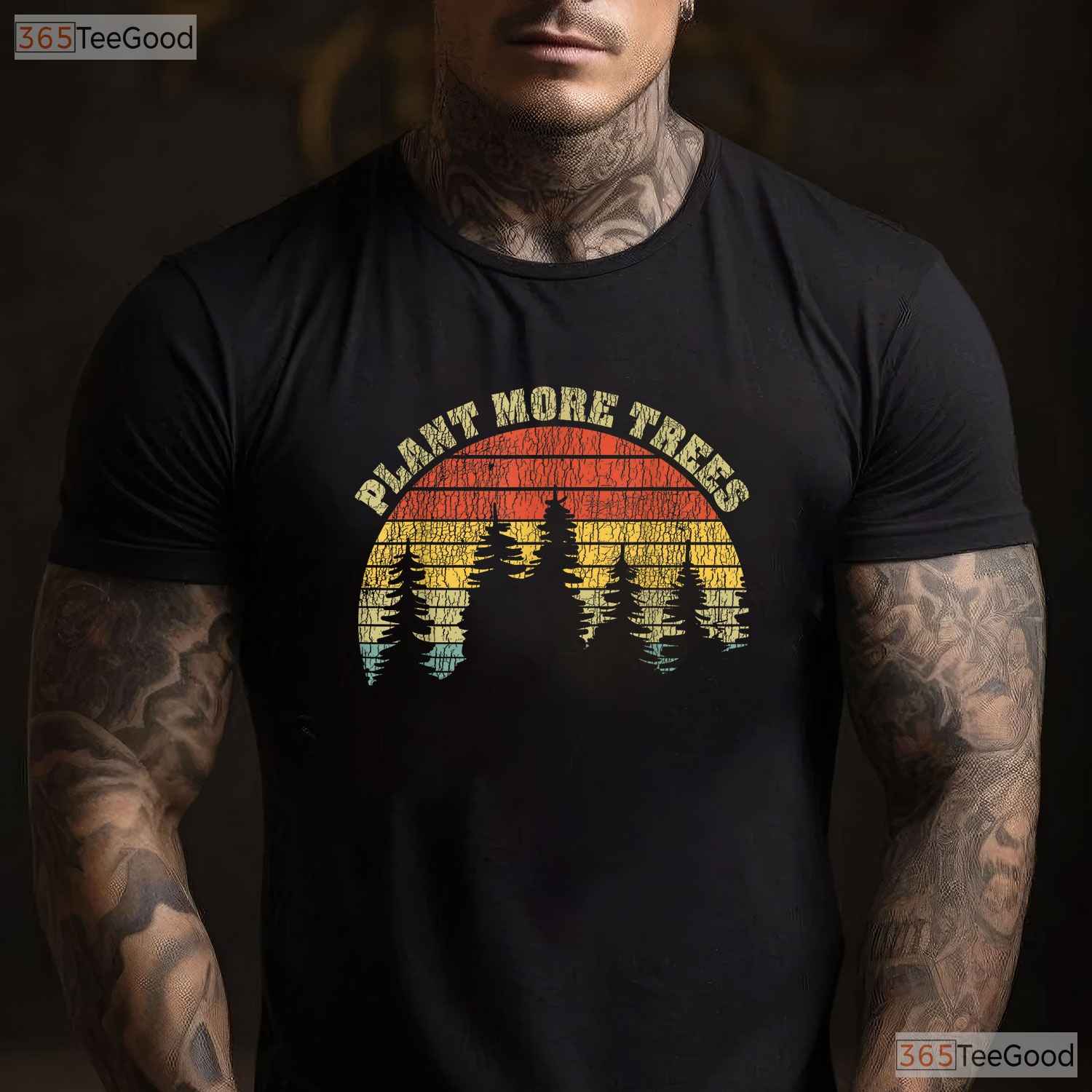 Vintage Plant More Trees Save Our Climate Change Earth Day T-Shirt Nature Lover