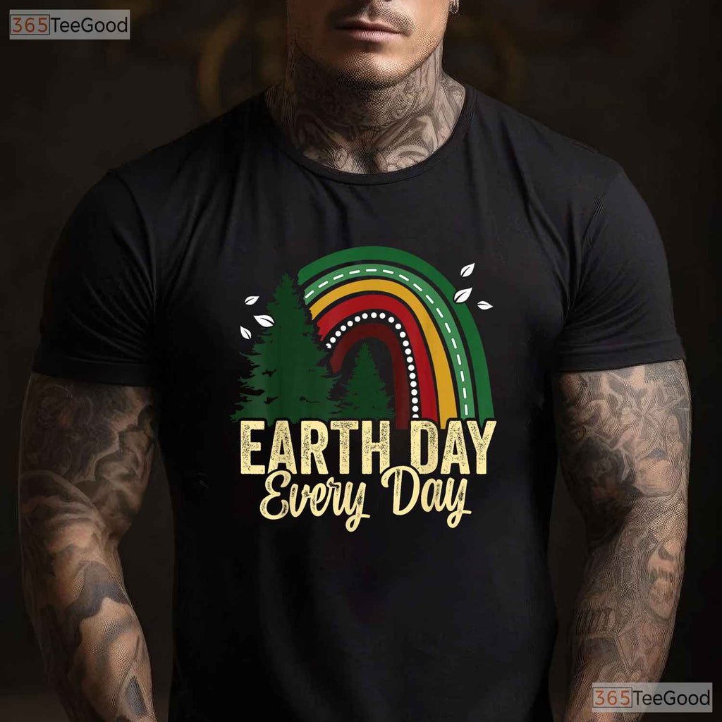 Earth Day Everyday Awareness Planet T-Shirt Animal Men Women Kids Nature Supporter