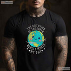 Vegan Nature Lover Earth Day T-Shirt Plant Based Eco Friendly Graphic Tee