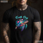 Sea Turtle Earth Day T-Shirt Save The Ocean Environmental Protection Gift