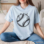 Game Day Vibes Softball Baseball Season T-Shirt Men Women Fan Supporter Gift