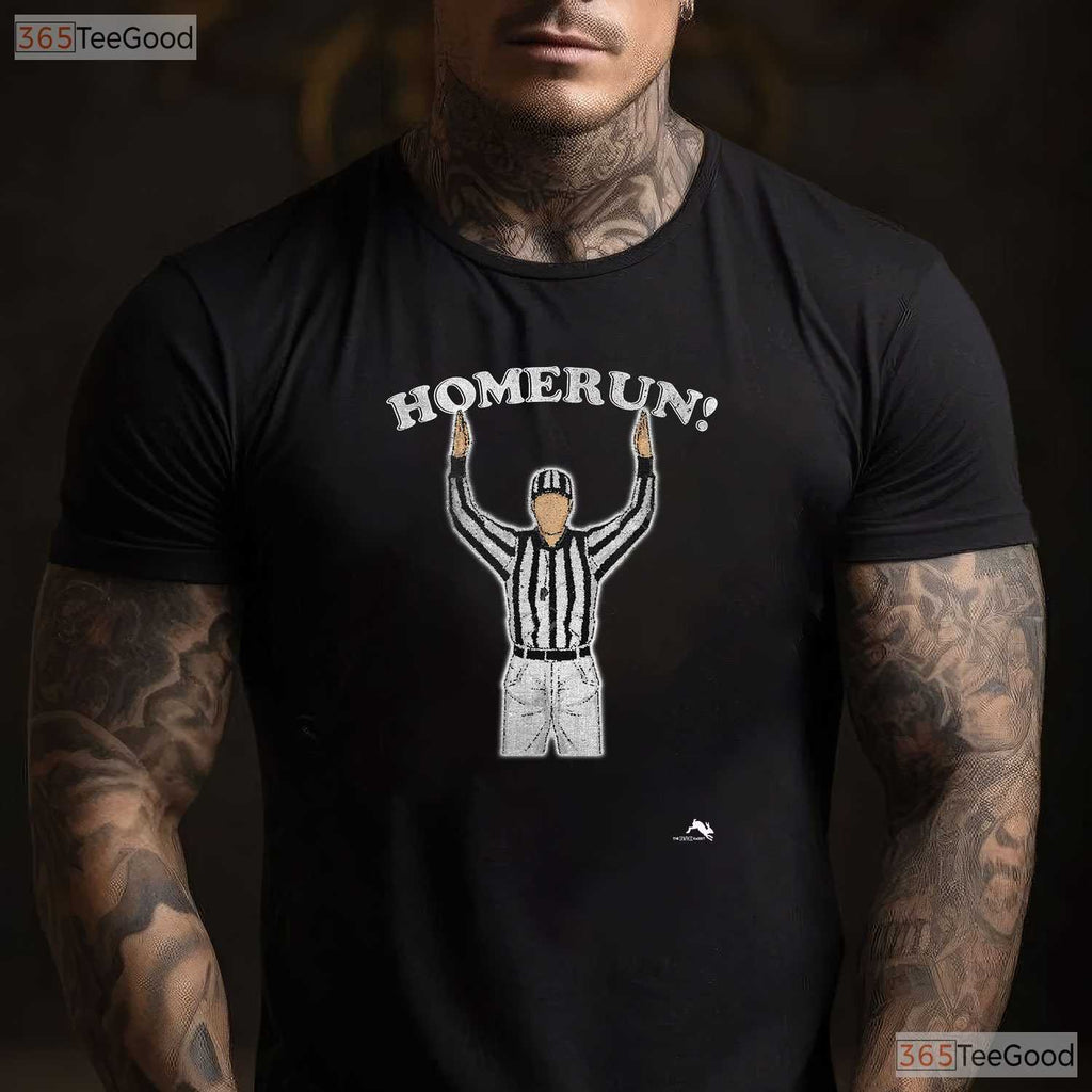 Funny Homerun Baseball Football Mash Up T-Shirt Sports Humor Novelty Apparel