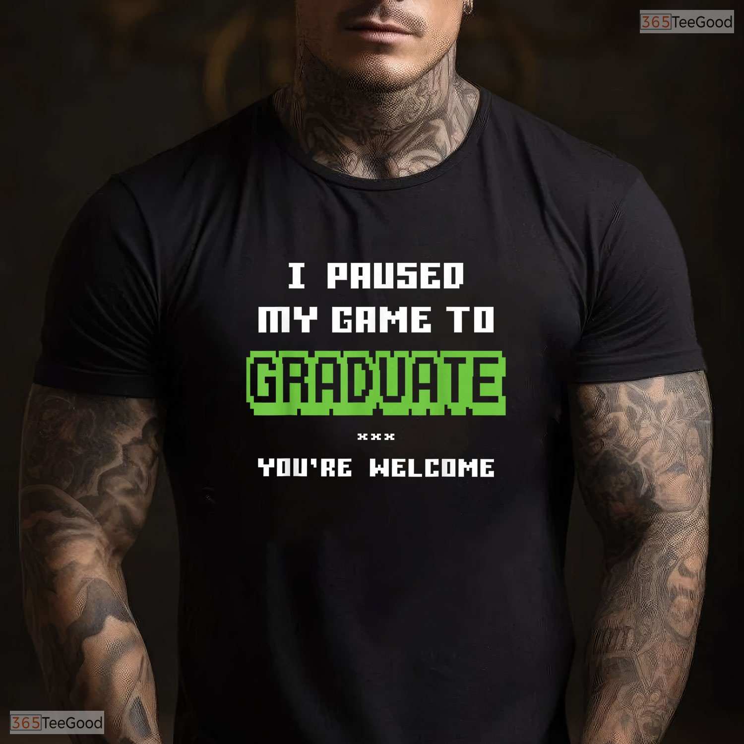 Level Up Funny 2026 Gamer Graduate Video Game Graduation T-Shirt For Boys