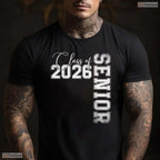 Classic Senior 26 Graduate Class of 2026 Graduation T-Shirt For High School