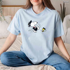 Cute Cartoon Dog Graduation Squad Class Of 2026 Senior Matching Party T-Shirt