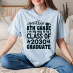 Cool Goodbye 8th Grade On My Way To Be Class Of 2030 Celebration T-Shirt