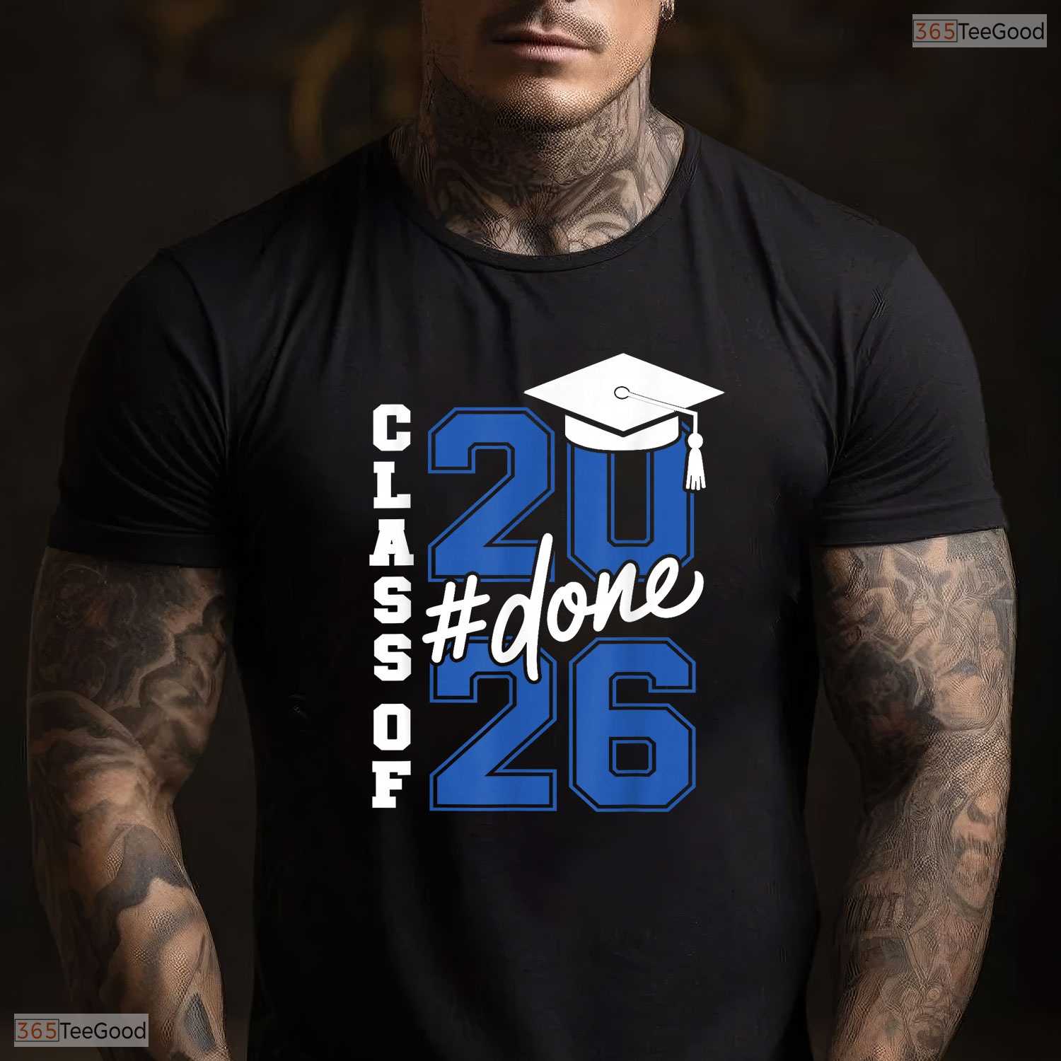 Officially Done Class Of 2026 Graduation Shirt For Her Him And Grad Seniors