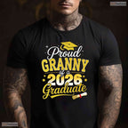 Supportive Proud Granny Of A Class Of 2026 Graduate Senior Ceremony T-Shirt