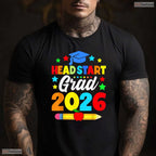 Adorable Kids Early Learning Grad 2026 Preschool Graduation Kids T-Shirt