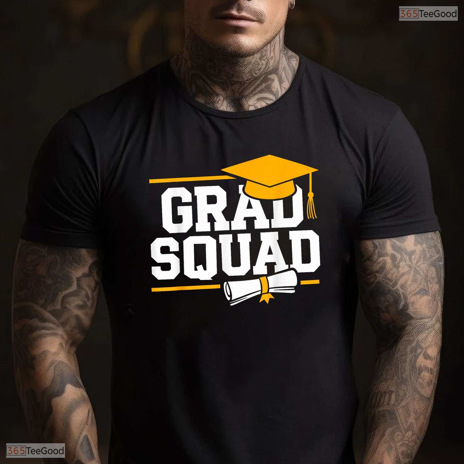 Matching Grad Squad Class of 2026 Graduation T-Shirt For Friends And Family