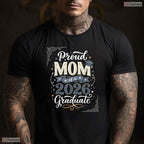 Loving Proud Mom Of A 2026 Graduate Senior Family Graduation Party T-Shirt