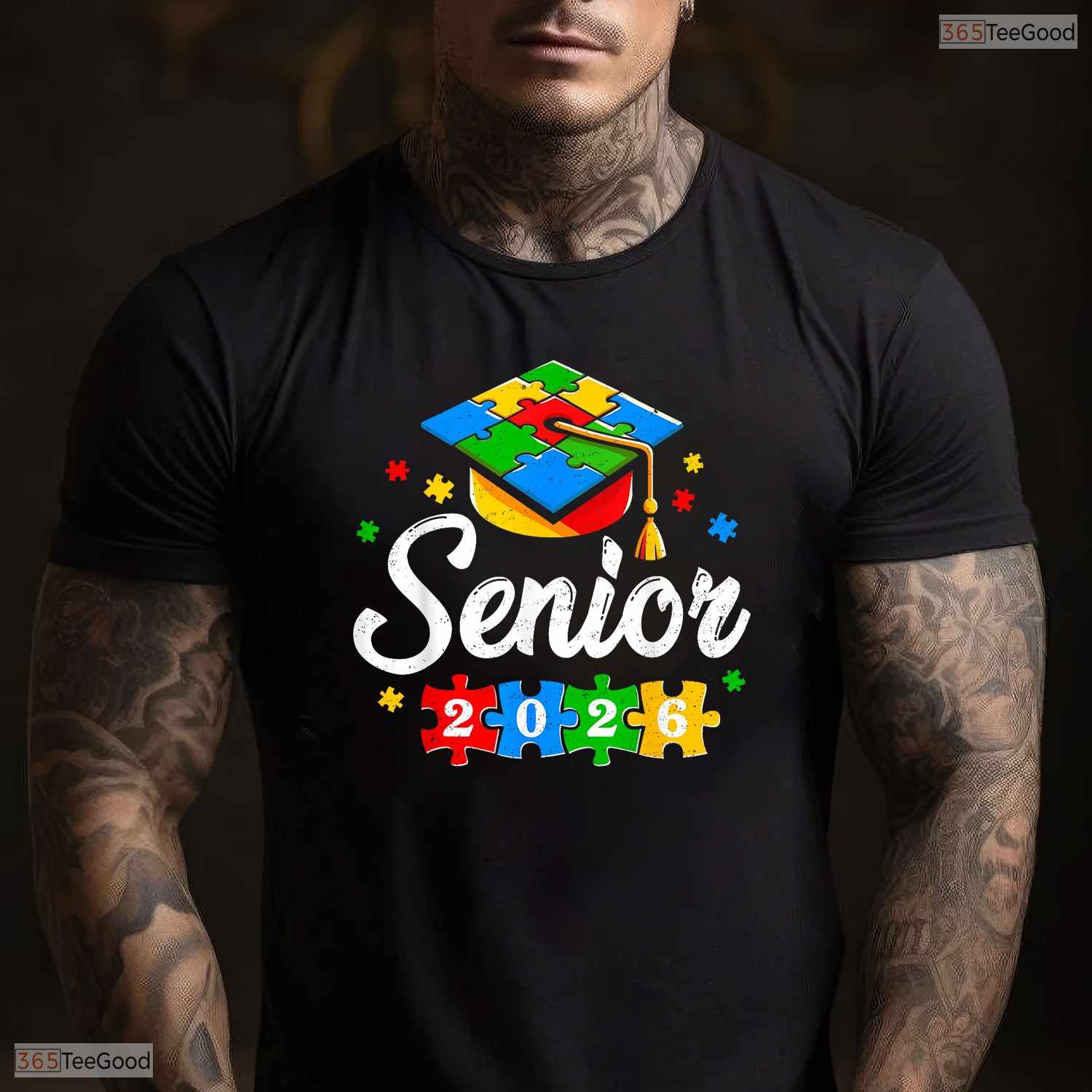 Inspiring Senior Autism Graduate 2026 Autism Graduation Senior Day T-Shirt