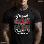 Blessed Proud Grandma Of A 2026 Graduate Senior 2026 Graduation Day T-Shirt