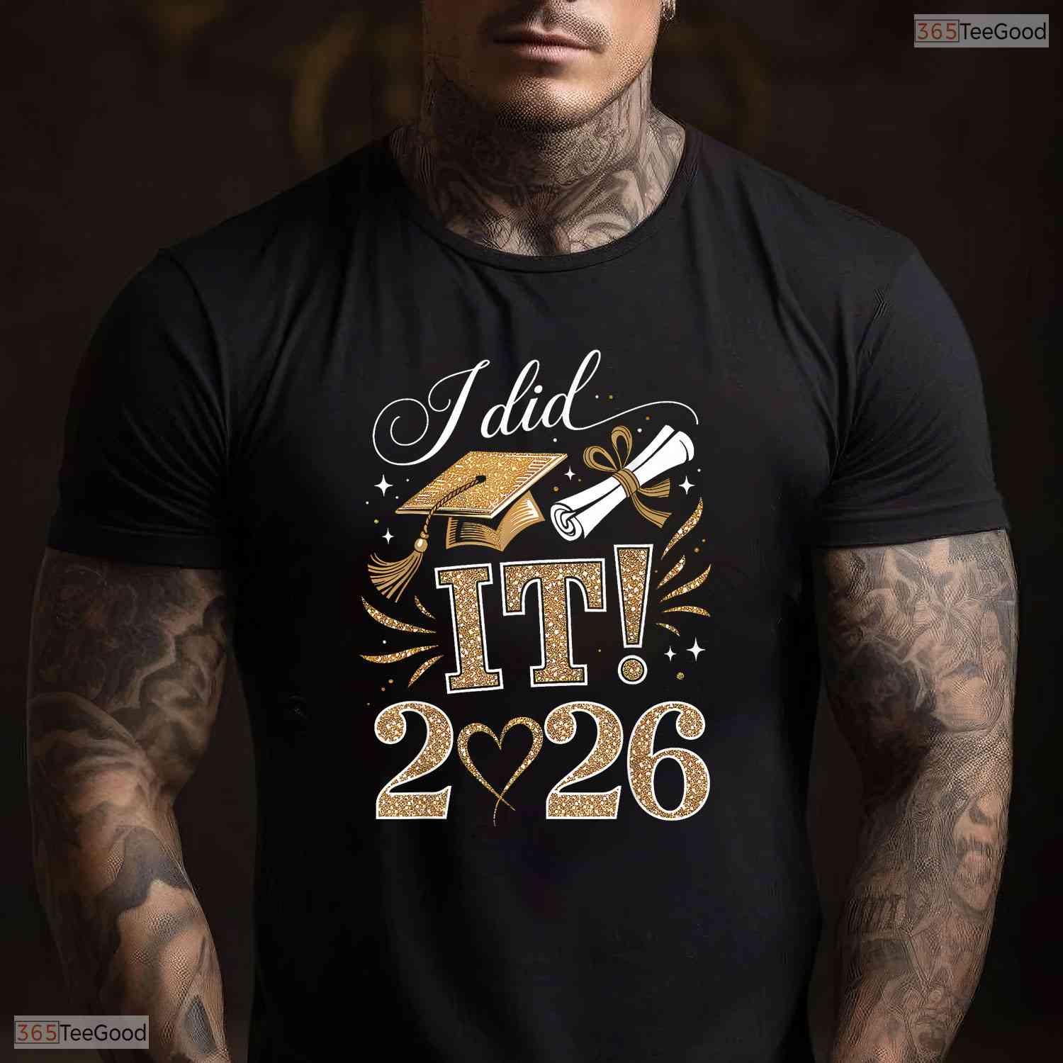 Awesome I Did It Graduation 2026 Graduate Class Of 2026 Men Women T-Shirt