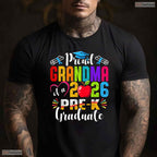 Blessed Proud Grandma Of 2026 Pre-K Graduate Mothers Day Graduation T-Shirt