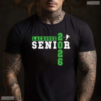 Athletic Lacrosse Senior Night Lacrosse Senior 2026 Graduation Day T-Shirt