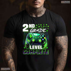 Gamer Controller Second 2nd Grade Level Complete Graduation Boys T-Shirt