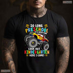Fun So Long Preschool Graduation Big Truck Kids Celebration Party T-Shirt