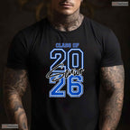 Minimalist Class of 2026 Senior Graduation T-Shirt For High School Students