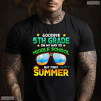 Awesome 5th Grade Way To Middle School First Summer Graduation Kids T-Shirt