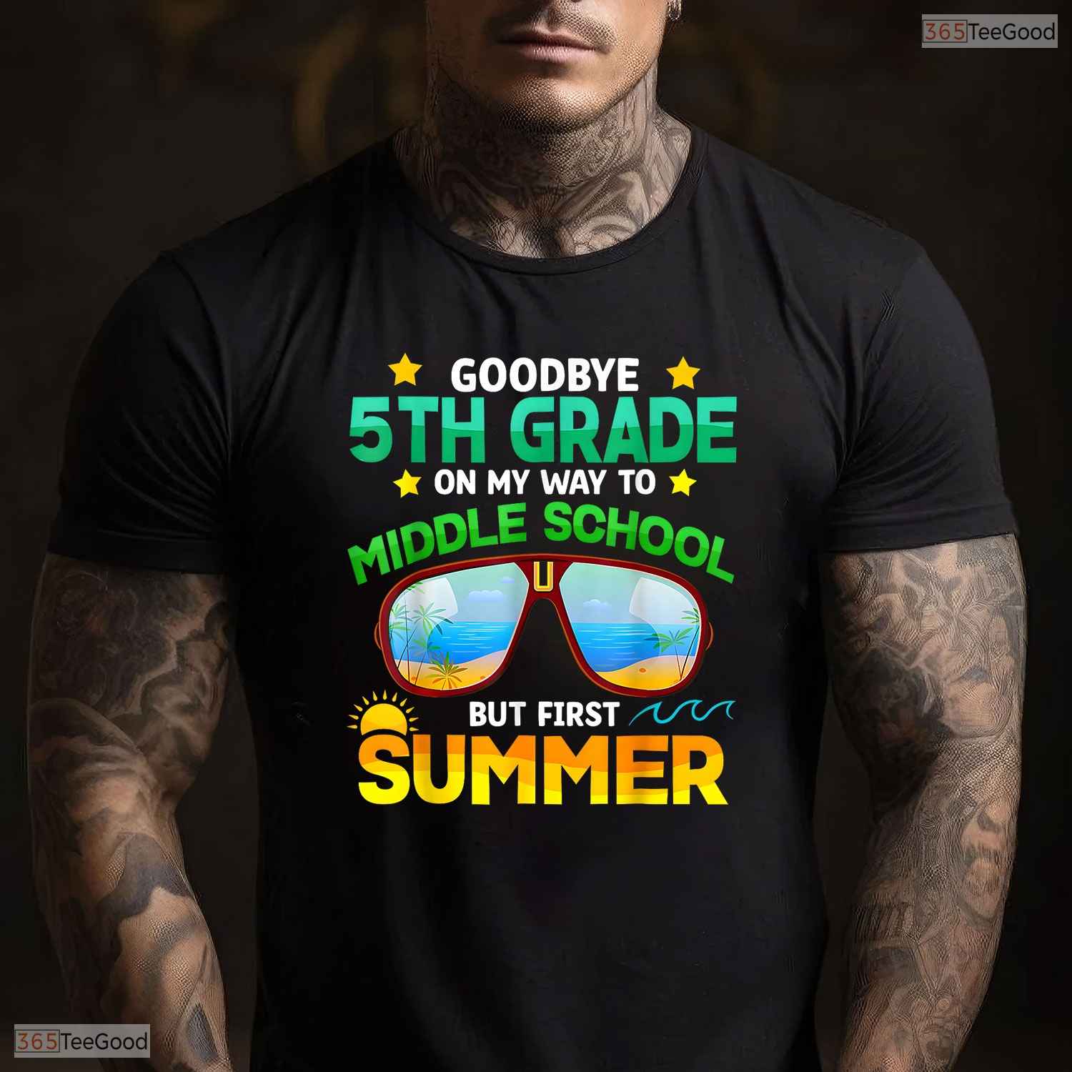 Awesome 5th Grade Way To Middle School First Summer Graduation Kids T-Shirt