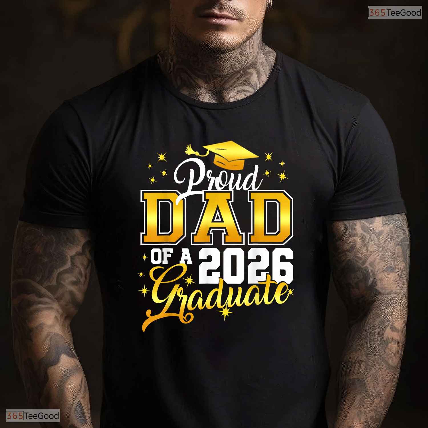 Supportive Dad Graduation Senior 2026 Proud Dad Of A 2026 Graduate T-Shirt