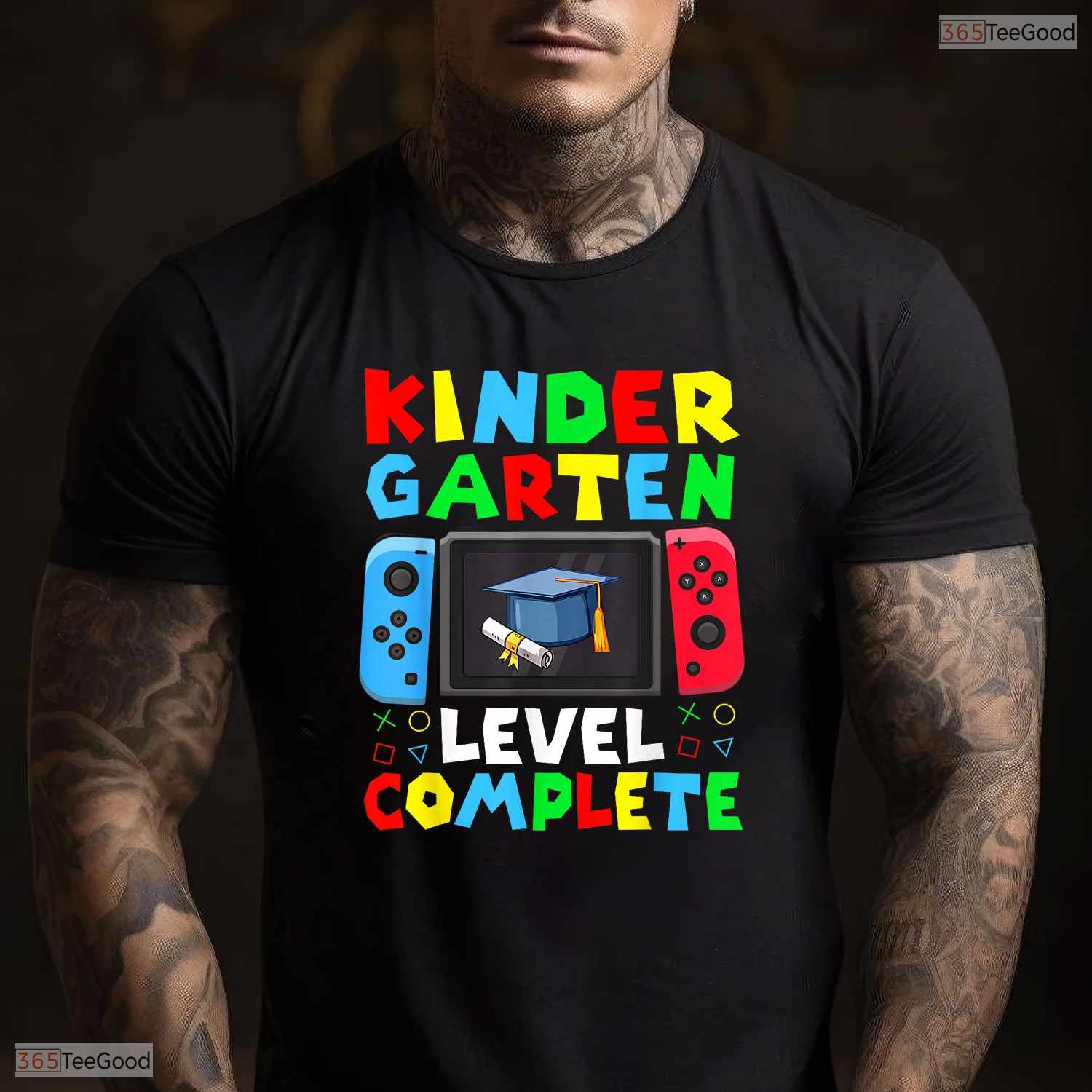 Level Up Senior Video Gamer Boys Graduation Class Of 2026 Celebration T-Shirt
