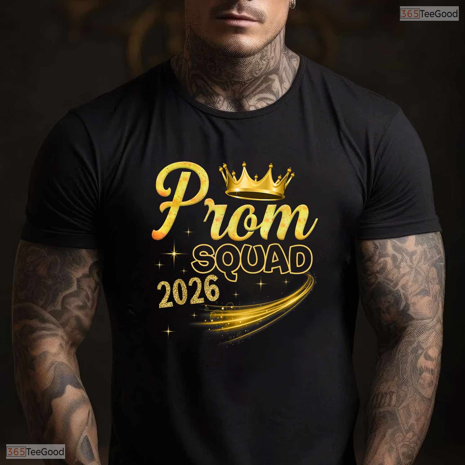 Awesome Prom Squad Graduation Class Of 2026 Senior Dance Party Crew T-Shirt