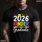 Awesome Kindergarten Graduate 2026 Preschool Graduation Kid Boy Girl T-Shirt