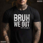 Trendy Bruh We Out 5th Graders Fifth Grade Graduation Class Of 2026 T-Shirt