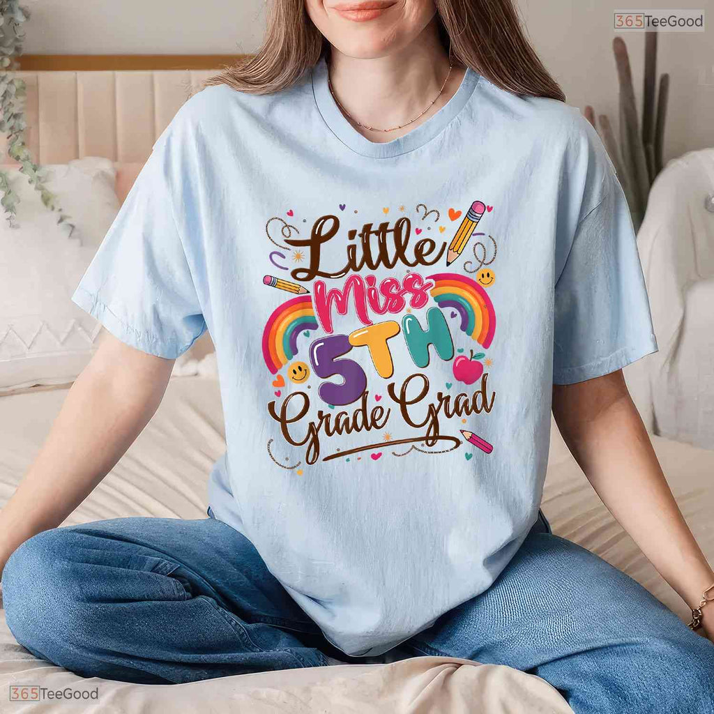 Cute Miss 5th Grade Fifth Grad Graduation Senior Last Day Girl T-Shirt