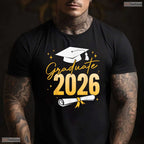 Awesome Graduate Class of 2026 Done Graduation Senior Grad Student T-Shirt