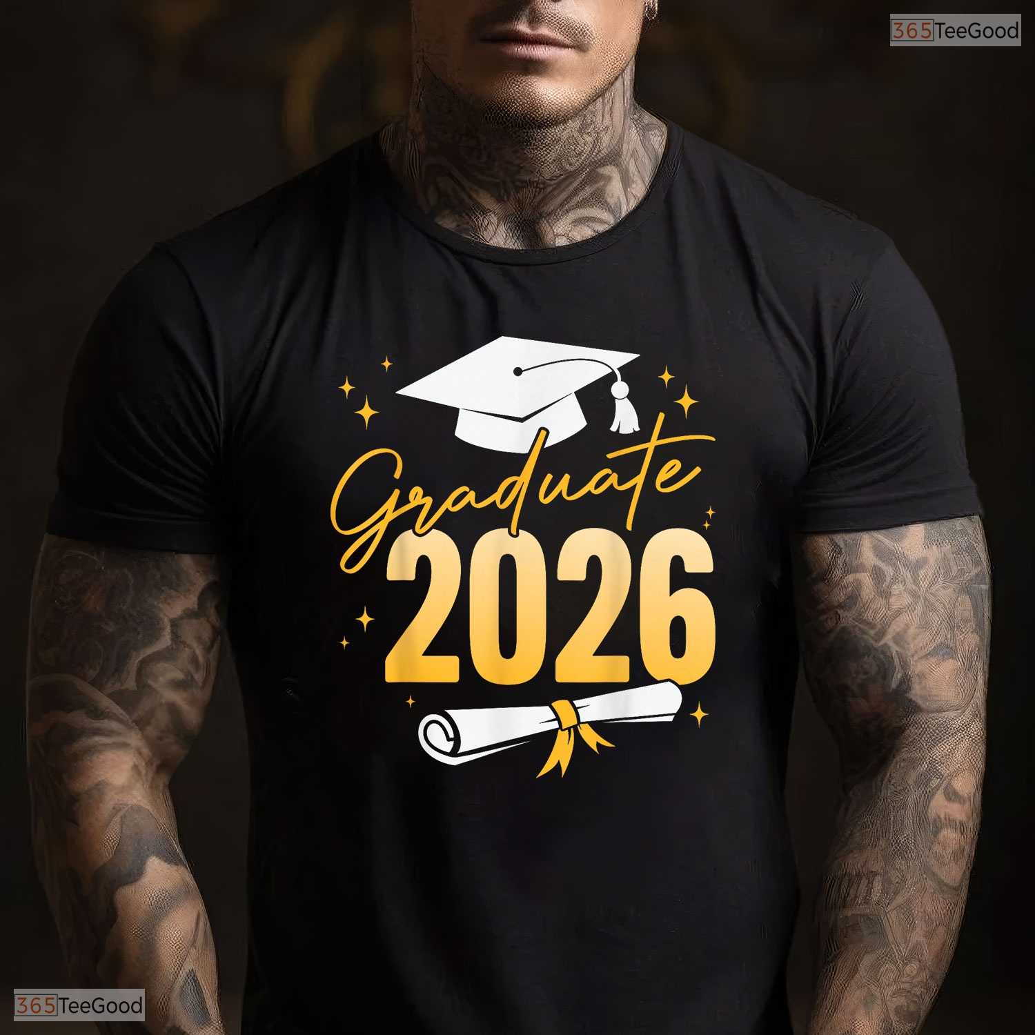Awesome Graduate Class of 2026 Done Graduation Senior Grad Student T-Shirt