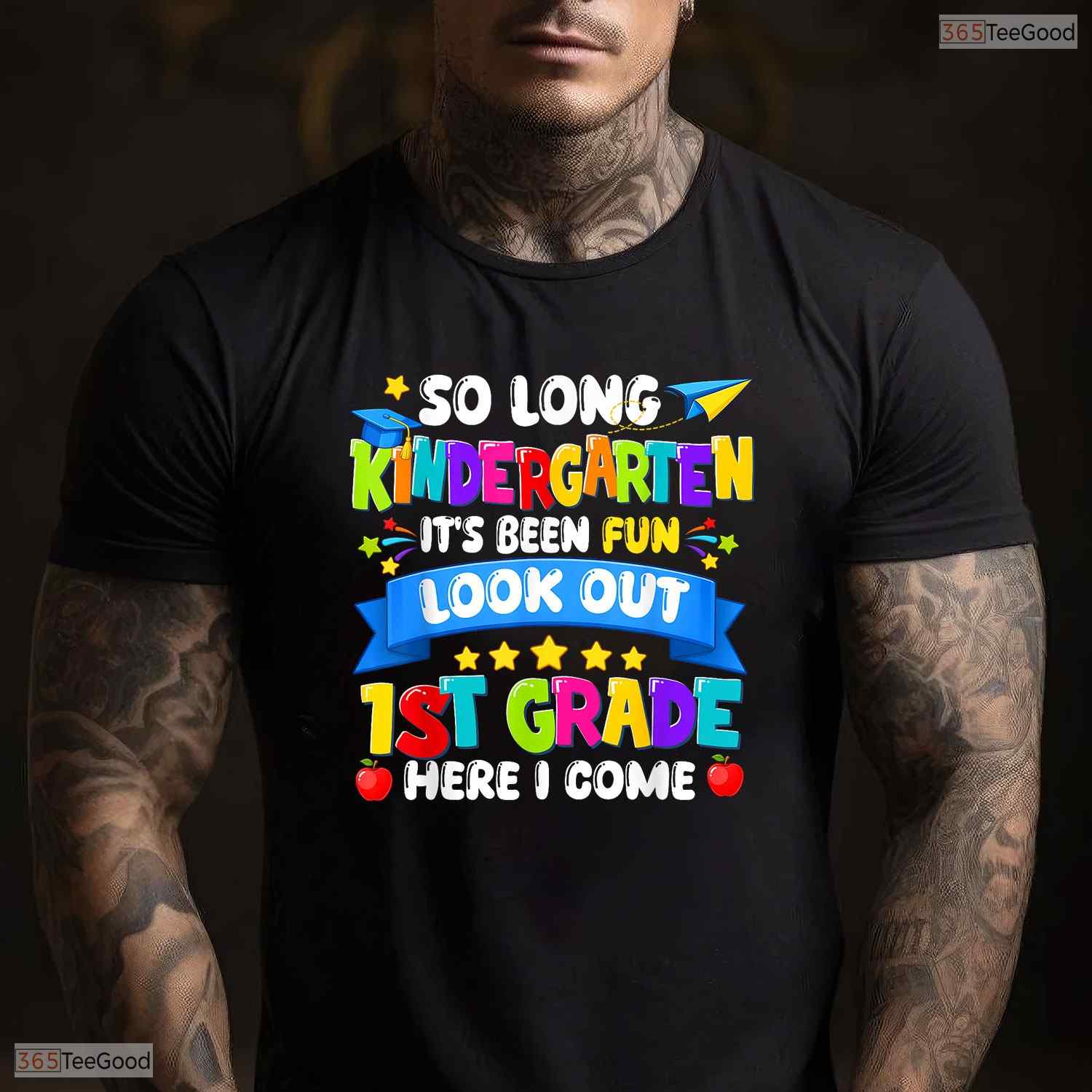 Fun So Long Kindergarten 1st Grade Here I Come Graduation Last Day T-Shirt