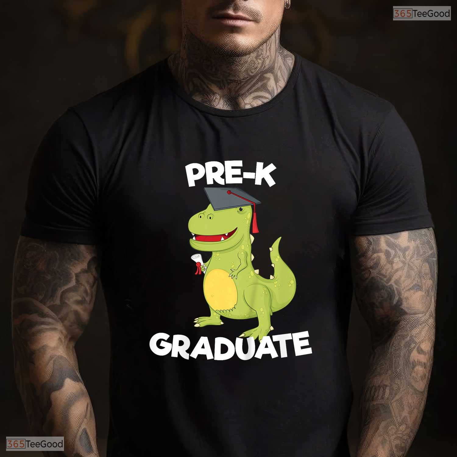 Awesome Preschool Graduation Gift Preschooler Dinosaur Pre-K Boys T-Shirt