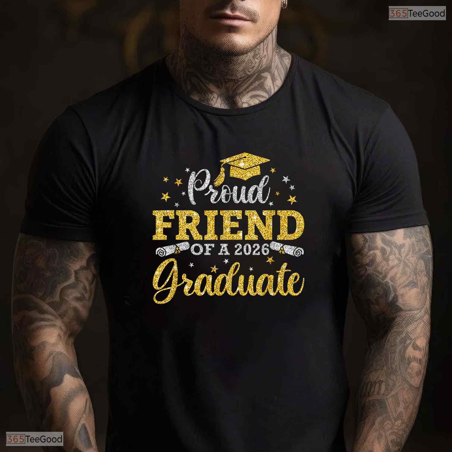 Supportive Proud Friend Of A 2026 Graduate Senior 2026 Graduation T-Shirt